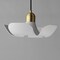 Maxim Lighting Poppy 18'' Pendant, White/Satin Brass 11394WTSBR - alternate 4